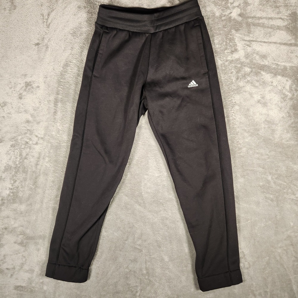 Adidas Joggers Mens Small Black Excellent‎ JN6880 Athletic Sweatpants